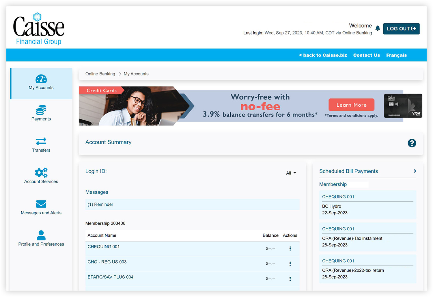 Changes to online banking 2